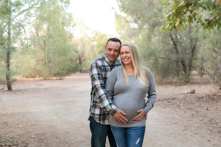 Happy couple expecting baby girl