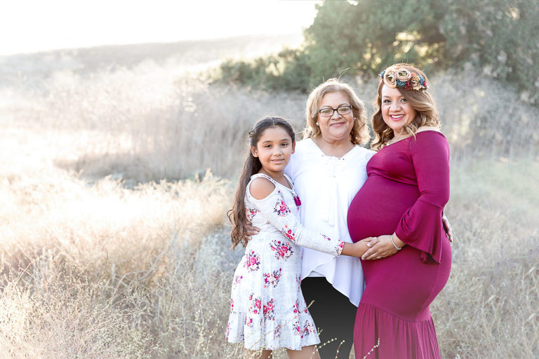 3 Generation Maternity photoshoot